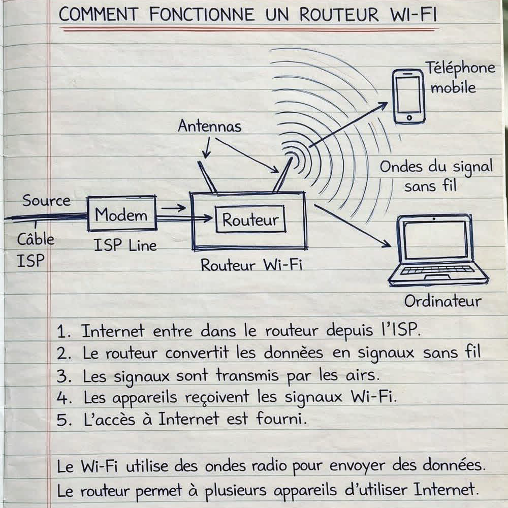 Comment fonctionne un routeur Wi-Fi ?